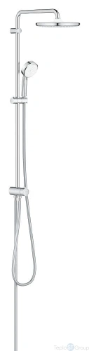 Душевая система GROHE Tempesta Cosmopolitan 250 26675000 с переключателем, хром - купить с доставкой по России