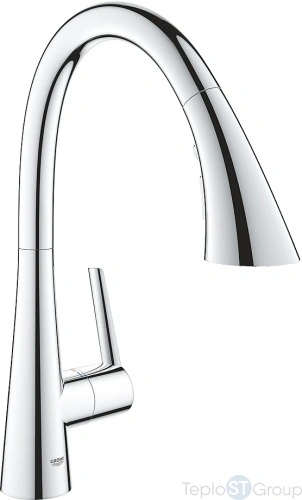 Смеситель для кухни GROHE Zedra New 32294002 с выдвижной лейкой хром - купить с доставкой по России фото 7