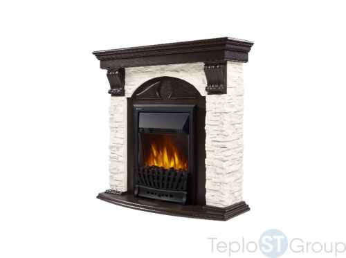 Портал Firelight Torre Classic камень белый, шпон венге - купить оптом с доставкой по России фото 2