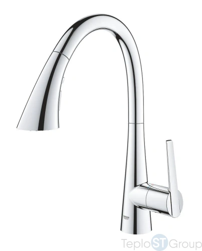 Смеситель для кухни GROHE Zedra New 32294002 с выдвижной лейкой хром - купить с доставкой по России