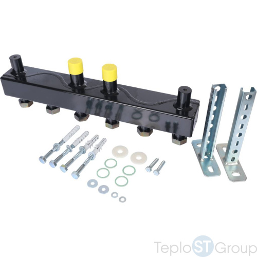 Stout SDG-0016 Стальной распределительный коллектор 3 отопительных контура. В теплоизоляции DN 20 - купить оптом с доставкой по России фото 6