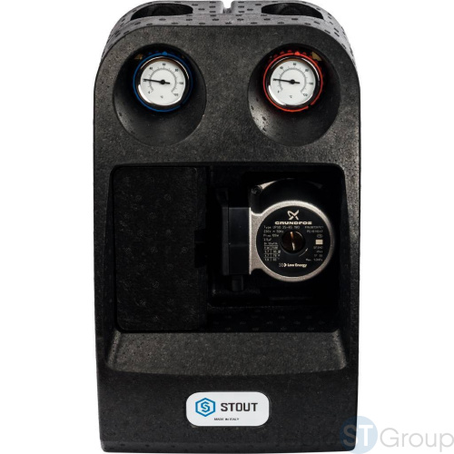 Stout SDG-0002 Насосная группа со смесителем 1"с насосом Grundfos UPSO 25-65 - купить оптом с доставкой по России фото 10