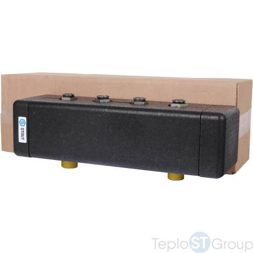Stout SDG-0018 Стальной распределительный коллектор 2 отопительных контура с гидравлическим разделителем DN 20 - купить оптом с доставкой по России фото 8
