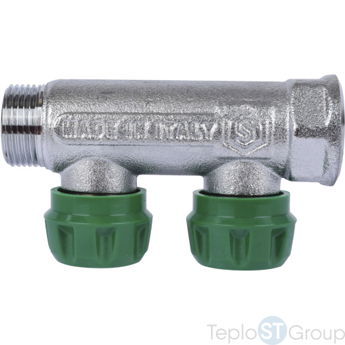 Stout SMB-6850-341202 коллектор регулирующий 3/4 , 2 отвода 1/2 - купить оптом с доставкой по России фото 7