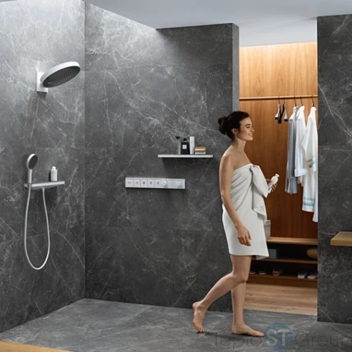 Термостат для душа Hansgrohe RainSelect 15382700, белый - купить с доставкой по России фото 2