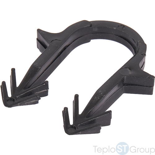 Stout SMF-0004 Скоба якорная с двойным креплением для труб д.16-20мм, цвет черный - купить оптом с доставкой по России