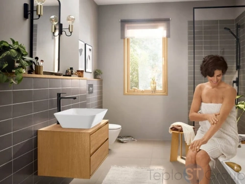 Смеситель для раковины Hansgrohe Rebris E 72581670 - купить с доставкой по России фото 5