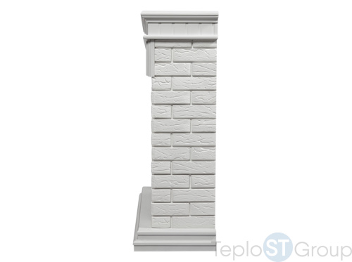 Портал Firelight Bricks 25 камень белый, белая эмаль - купить оптом с доставкой по России фото 2