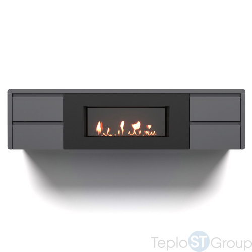 Тумба с биокамином Firelight BFP/P-1700 lux графит - купить оптом с доставкой по России фото 2