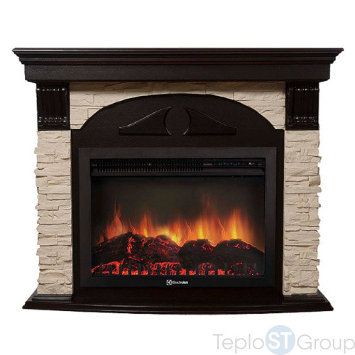 Портал Firelight Torre 30S камень слоновая кость, шпон венге - купить оптом с доставкой по России
