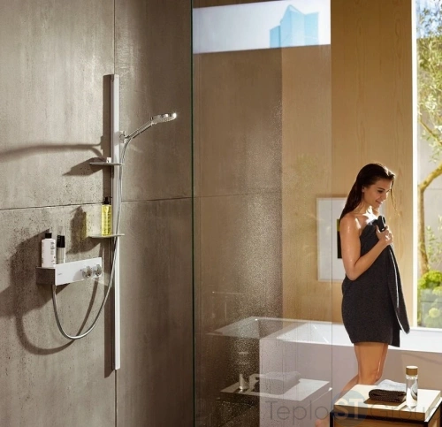 Термостат Hansgrohe ShowerTablet 350 ВМ 13102400 белый/хром - купить оптом с доставкой по России фото 4