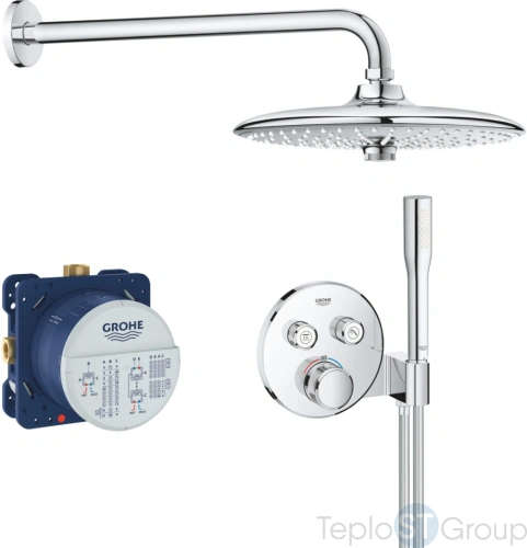 Душевая система Grohe Grohtherm SmartControl 34744000 - купить с доставкой по России