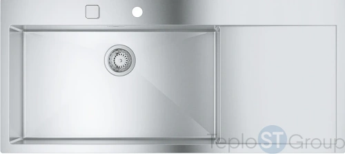 Мойка кухонная Grohe K1000 31581SD1 L нержавеющая сталь, крыло справа - купить с доставкой по России фото 2