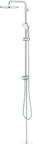 Душевая система GROHE Tempesta Cosmopolitan 250 26675000 с переключателем, хром - купить с доставкой по России фото 4