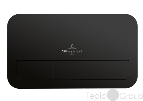 Kлавиша смыва для инсталляции Villeroy & Boch ViConnect 922490AN 2 режима, Black Matt