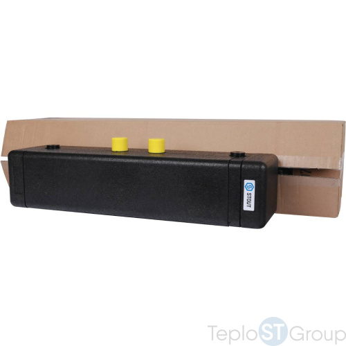 Stout SDG-0016 Стальной распределительный коллектор 3 отопительных контура. В теплоизоляции DN 20 - купить оптом с доставкой по России фото 8