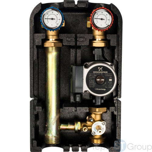 Stout SDG-0003 Насосная группа со смесителем 1"с насосом Grundfos UPSO 25-65 - купить с доставкой по России