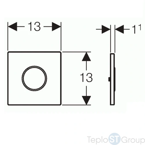 Привод бесконтактного смыва Geberit HyTronic Sigma 10 116.035.SN.1 - купить оптом у дилера TeploSTGroup по всей России ✅ ☎ 8 (800) 600-96-13 фото 3