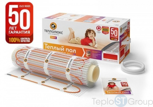 "Теплолюкс" TROPIX МНН 160 Вт - 1,0 кв.м. Нагревательный мат для теплого пола - купить оптом с доставкой по России