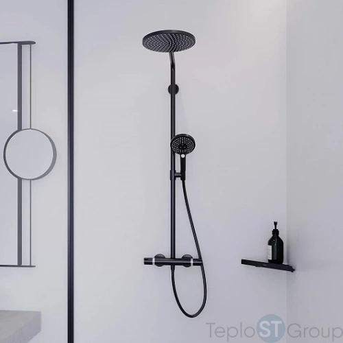 Душевая стойка Hansgrohe Raindance Select 27633670 черный - купить с доставкой по России фото 5