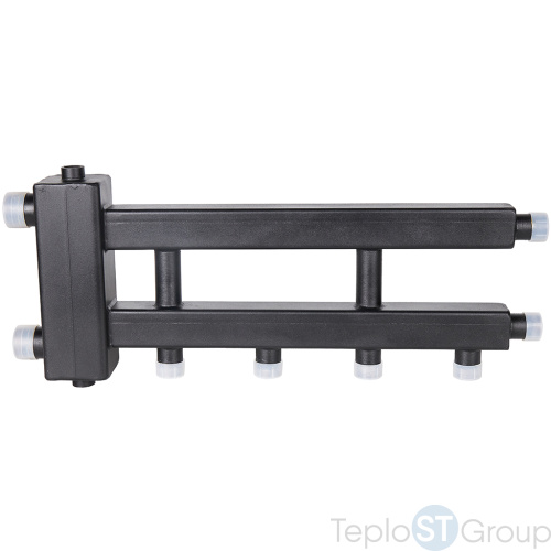 Rommer RDG-0060-014023 Rommer Коллектор (дублер рядный) с гидроразделителем на 2+1 контура до 60 кВт - купить с доставкой по России