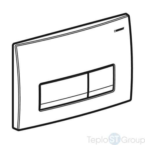 Смывная клавиша Geberit Delta50 115.119.11.1 - купить оптом у дилера TeploSTGroup по всей России ✅ ☎ 8 (800) 600-96-13 фото 2