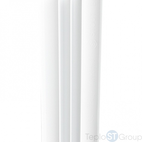 Радиатор алюминиевый STOUT Bravo 500 10 секции нижнее правое подключение (белый RAL 9010) фото 5