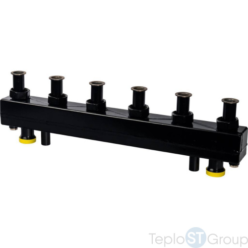 Stout SDG-0018 Стальной распределительный коллектор 3 отопительных контура с гидравлическим разделителем DN 25 - купить оптом с доставкой по России фото 4
