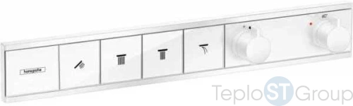 Термостат для душа Hansgrohe RainSelect 15382700, белый - купить с доставкой по России