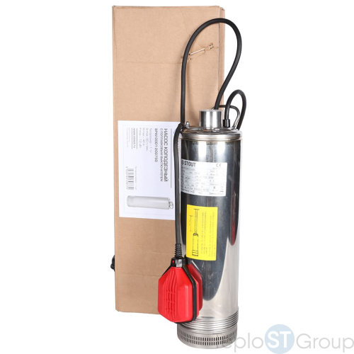 Stout SPW-0001-200750 Насос колодезный с поплавком, кабель 20 м, 230V, Q=90 л/мин, H=42м - купить оптом с доставкой по России фото 11