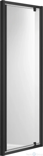 Душевая дверь Aquatek AQ ARI PI 10020BL, распашная 1000x2000 профиль черный, стекло прозрачное - купить оптом с доставкой по России