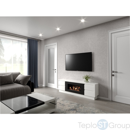 Тумба с биокамином Firelight BFP/P-1700 lux белая - купить оптом с доставкой по России фото 9