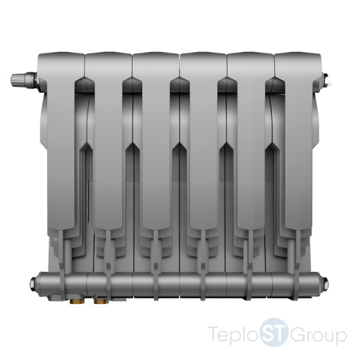 Радиатор Royal Thermo BiLiner 350 /Silver Satin VDR - 6 секц. фото 2