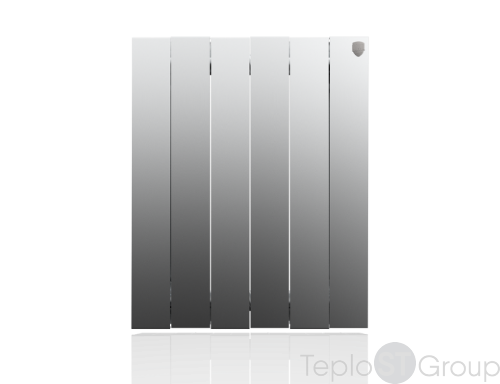 Радиатор Royal Thermo PianoForte 500 Silver Satin - 6 секц. фото 2